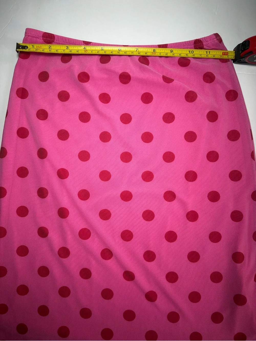 See You Monday Pink Polka Dot 2-Piece Skirt Halter Cowl Top Set - Size S - New